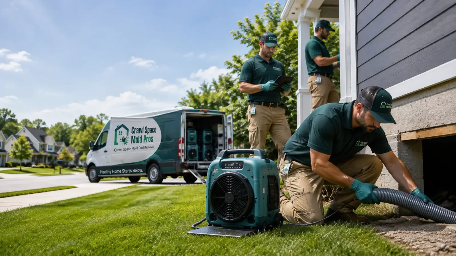 Crawl Space Mold Removal in Morris, NY